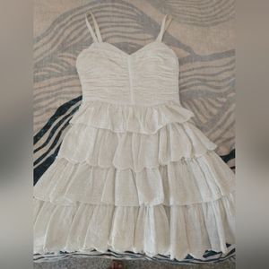 Before there was LoveShack Fancy Betsey Johnson white eyelet dress size 2